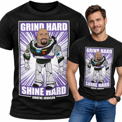 KOSZULKA ŚMIESZNA   DWAYNE JOHNSON BUZZ LIGHTYEAR